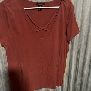 FOREVER 21 V NECK